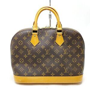 Authentic Louis Vuitton Alma Brown Monogram Hand Bag mn461-021626